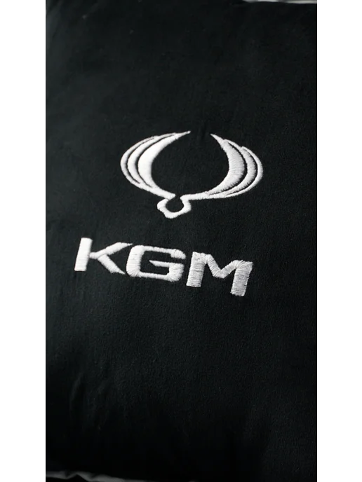 Dekos Подушка в машину с вышивкой для KGM, черный, фото 4