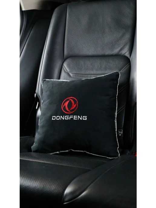 Dekos Подушка в машину с вышивкой для DongFeng, черный, фото 3