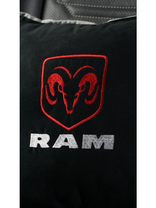Dekos Подушка в машину с вышивкой для RAM, черный, фото 7