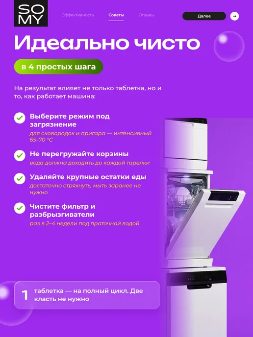 Таблетки для посудомоечной машины 25 шт, 25 шт, фото 4