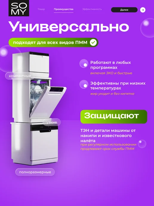 Таблетки для посудомоечной машины 25 шт, 25 шт, фото 6