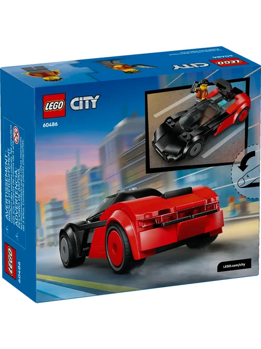 LEGO Конструктор City 60486 Суперкар EV, черный, фото 2