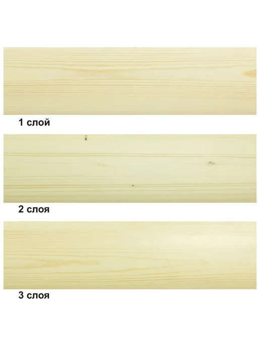Нет бренда Антисептик Wood Protect прозрачный 0.75 л, 2,5 л, фото 3