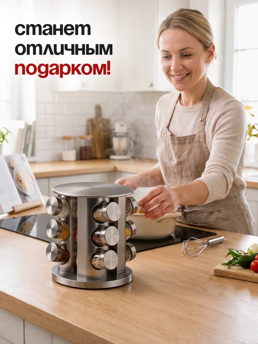 TANFORT Набор для специй на подставке 12шт, 12 шт, фото 8