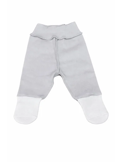 DANA baby Ползунки с вшитыми носочками для малышей, серый, фото 4
