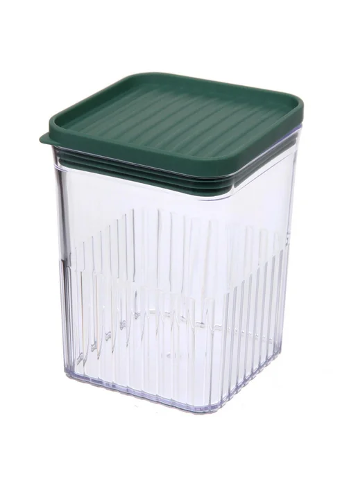 Zeriazor Пластиковая банка для продуктов 8,5х8,5х12,5 см, 8.5x8.5x12.5 см