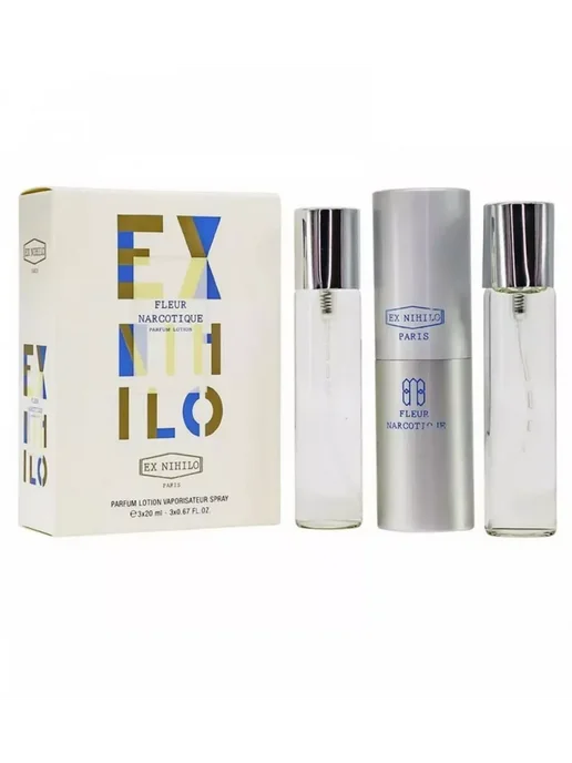 набор подарочный Мини набор духов Ex Nihilo «Fleur Narcotique, 3 шт