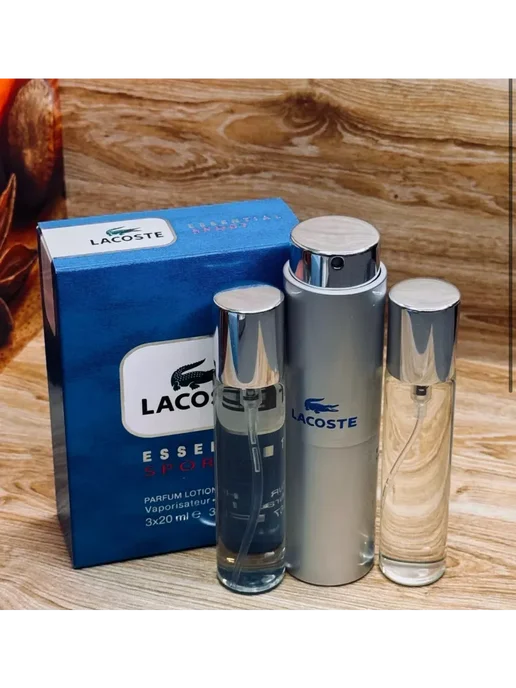 набор подарочный Мини набор духов Lacoste Essential Sport-Лакосте, вариант, фото 2