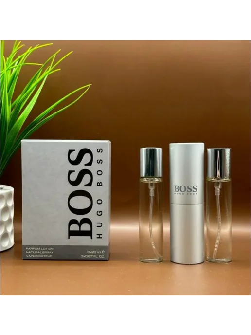 набор подарочный Мини набор духов HUGO BOSS №6 -Хьюго Босс, 3 шт