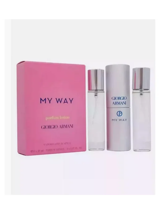 набор подарочный Мини набор духов Armani My Way-май вай, 3 шт, фото 2