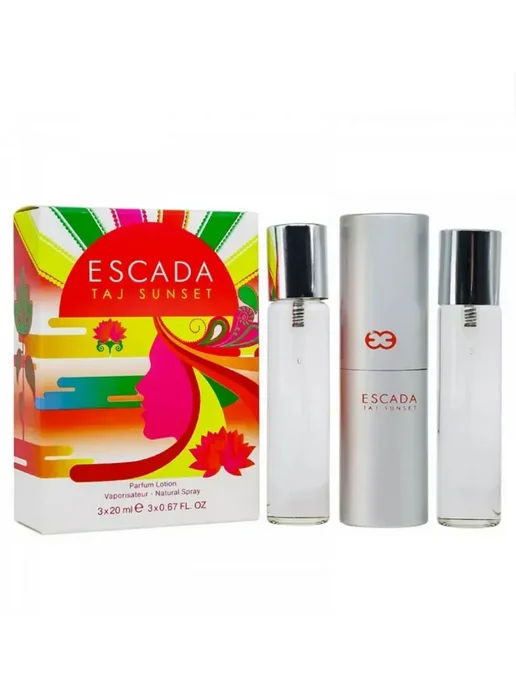 набор подарочный Мини набор духов Escada Taj Sunset, 3*20 ml Ю-Эскаде таж, 3x20