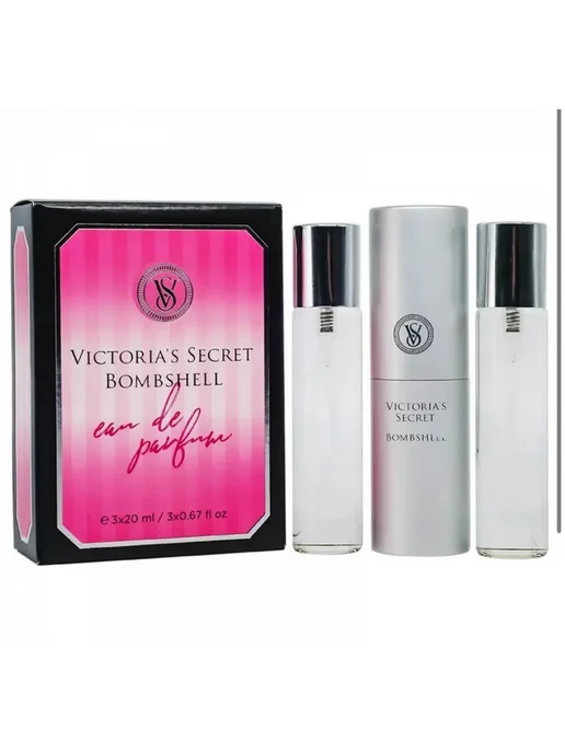 набор подарочный Мини набор духов Victoria's Secret Bombshell-Виктория Секрет, 3 шт