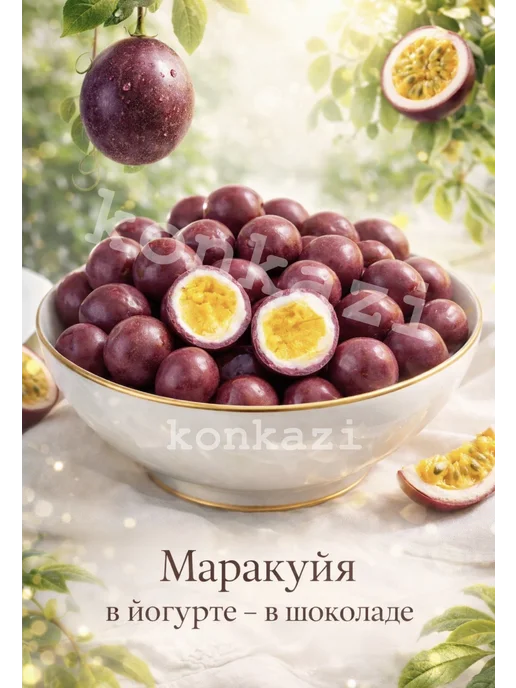 Маракуйя в шоколаде йогурте фрукт в шоколаде, вариант
