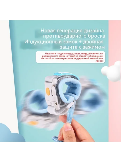 Поводок Синий 1,5 метра, 1,5 м, фото 3