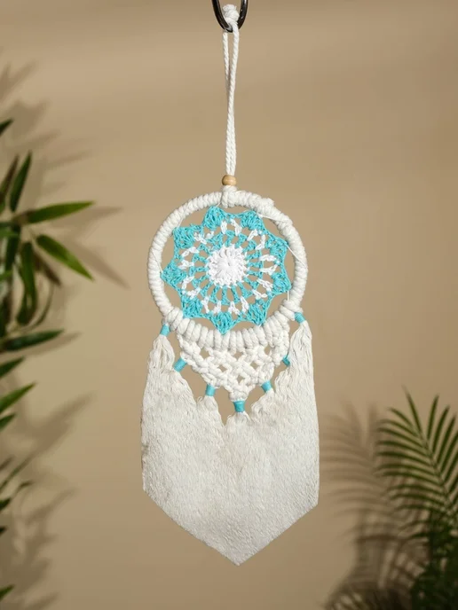 Zeriazor Ловец снов "Голубой цветок" 12х33 см, 12x33 см