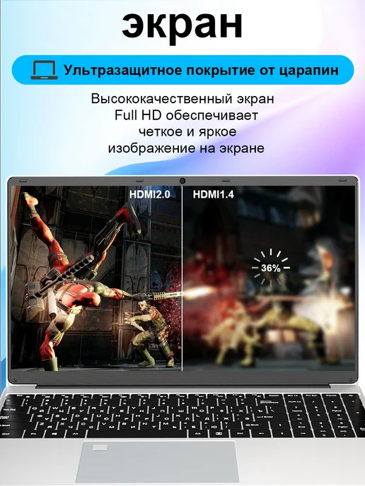 W&O ноутбук для работы мощный 15.6‘’ 16+512 ГБ, 512 ГБ, фото 3