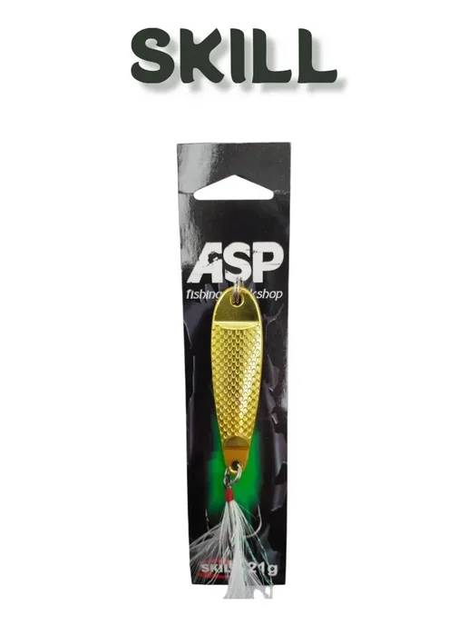Skill Блесна рыболовная ASP, желтый, фото 2