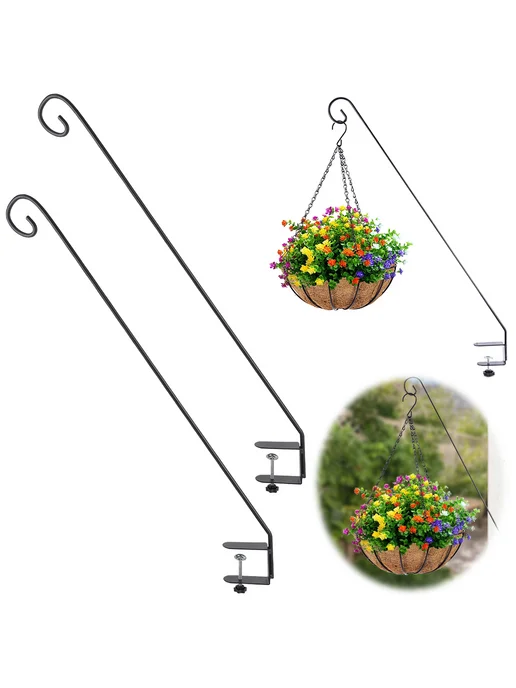 Тяжелая зажимная крюка для палубы для Lanterns Wind Chimes, 2 шт, фото 3