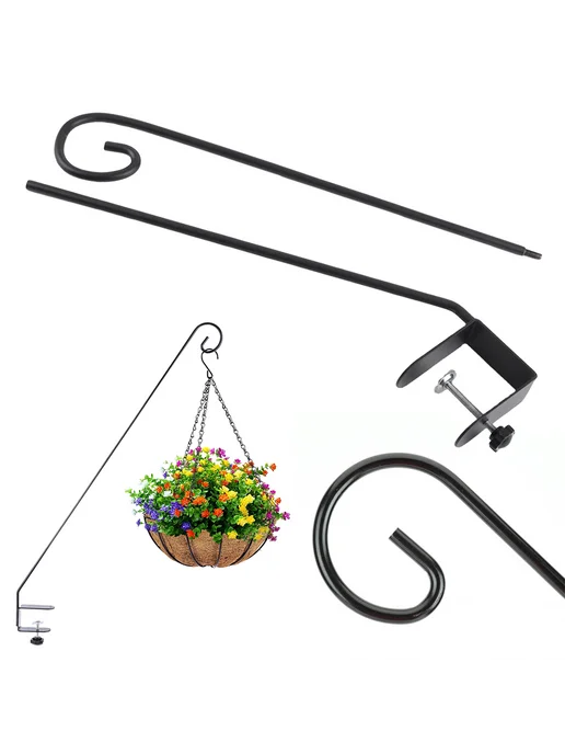 Тяжелая зажимная крюка для палубы для Lanterns Wind Chimes, 2 шт, фото 4