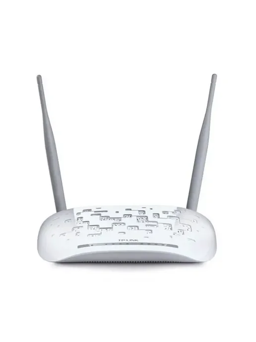 TP-link Модем для интернета ADSL2+ Wi-Fi роутер N300 TD-W8961N, с модемом 4 порта