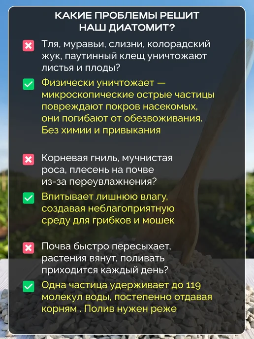 Садовита Почвоулучшитель диатомит для растений для рассады 1л, 1 л, фото 4