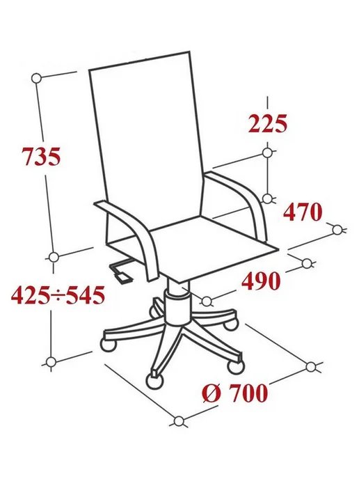 Easy Chair Кресло офисное Chair-655 LT TTW, черный, фото 4