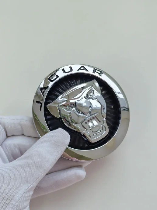 NalAuto Эмблема Jaguar 85 мм значок шильдик Jaguar, черный
