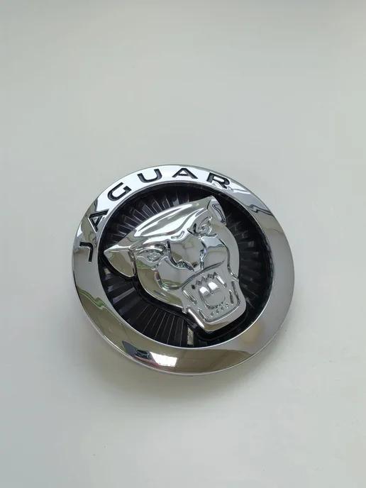 NalAuto Эмблема Jaguar 85 мм значок шильдик Jaguar, черный, фото 5