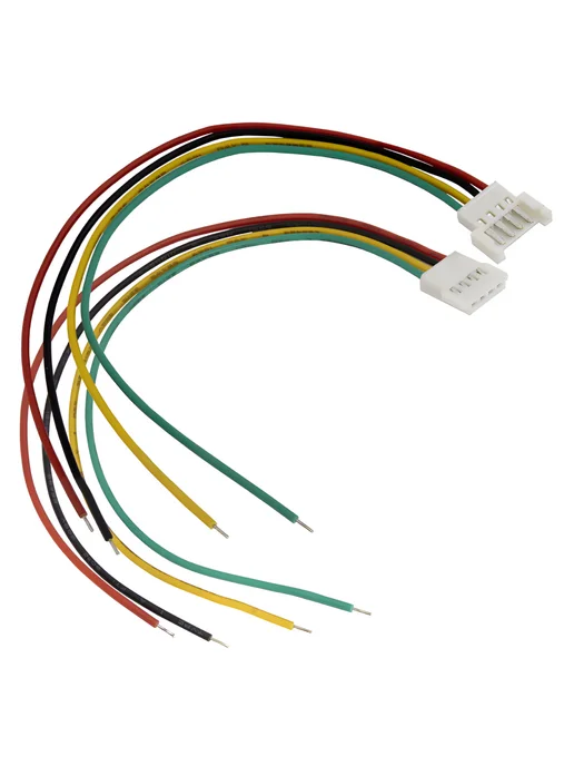 ExpertLand Комплект межплатного кабеля питания 4 pin, 26AWG, белый