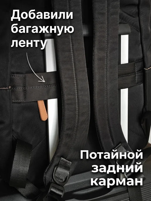 TIMMY PLAY Рюкзак школьный для ноутбука 16 дюймов, городской, черный, фото 3