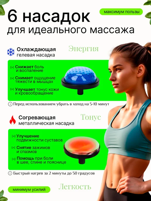 SolvingBest Перкуссионный ударный массажер пистолет, черный, фото 3
