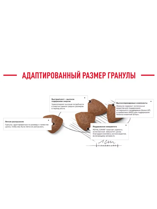 Сухой корм Royal canin для собак, средние, щенки, 20 кг, фото 3