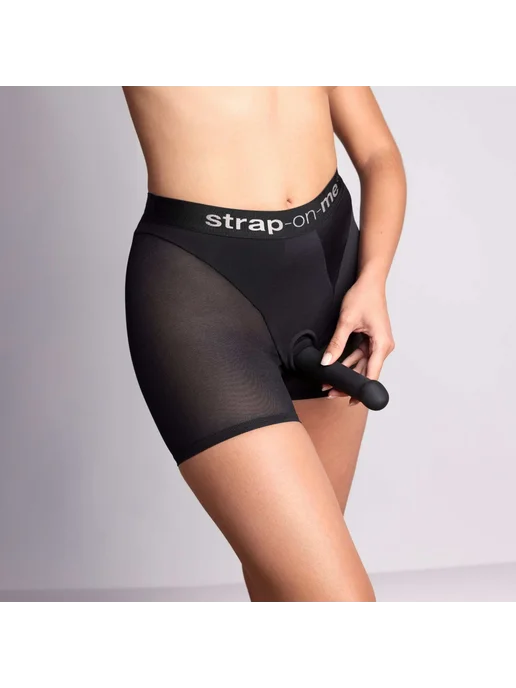 STRAP-ON-ME Пояс для страпона Harnais Lingerie Halo, M, черный, фото 2
