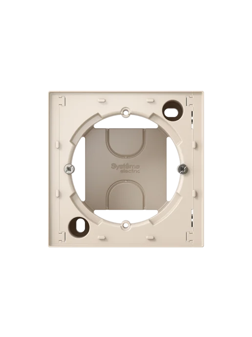 Systeme Electric Рамка AtlasDesign 1-постовая для наружного монтажа бежевый, бежевый, фото 7