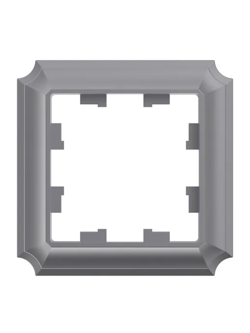 Systeme Electric Рамка AtlasDesign 1-постовая сталь, серый, фото 6