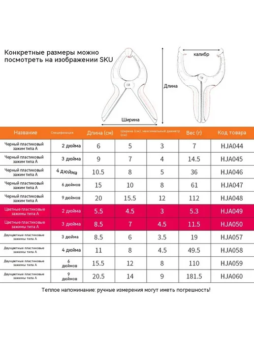 Зажим 3 дюйма, вариант, фото 3