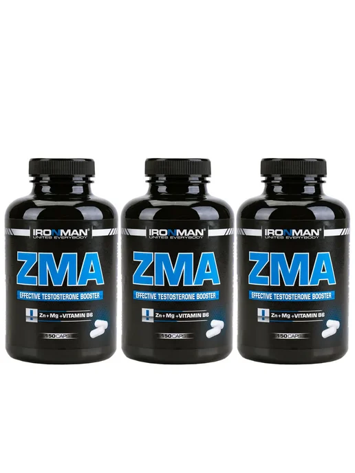 Бустер тестостерона Ironman ZMA (3 банки), вариант