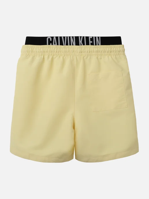 CALVIN KLEIN Шорты плавательные для детей, желтый, фото 2