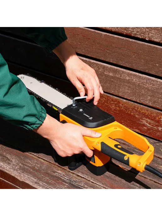 DEKO Шина для цепной пилы L-CS4, 12", 45 звеньев, вариант, фото 7