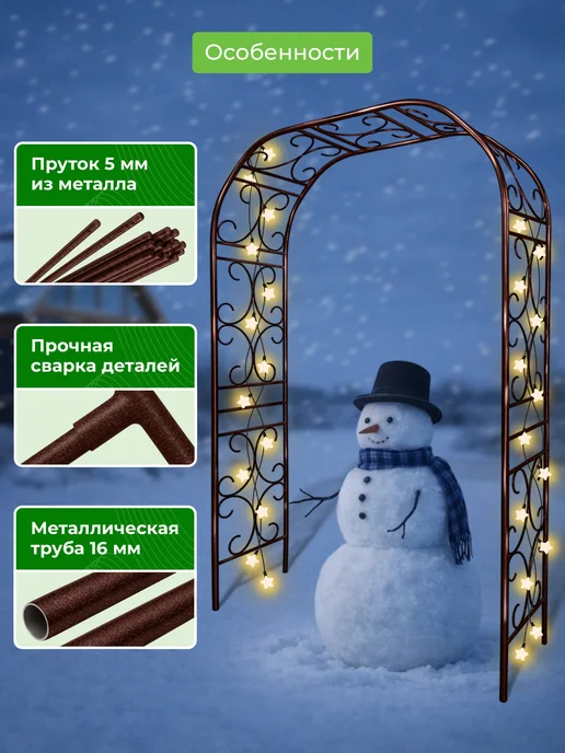 САДОВКИН Арка Прованс 50 пруток Гранд, зеленый, фото 4