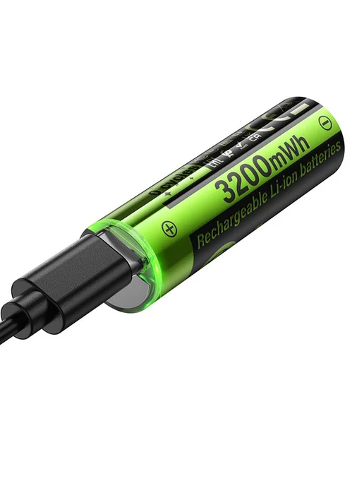 HOCO Аккумуляторные батарейки JA3 AA USB-C, 2 шт, 2 шт, фото 7