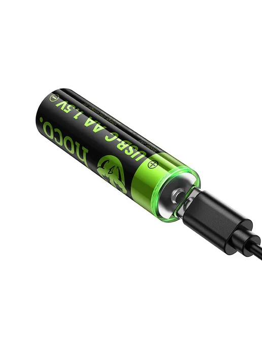 HOCO Аккумуляторные батарейки JA3 AA USB-C, 2 шт, 2 шт, фото 8