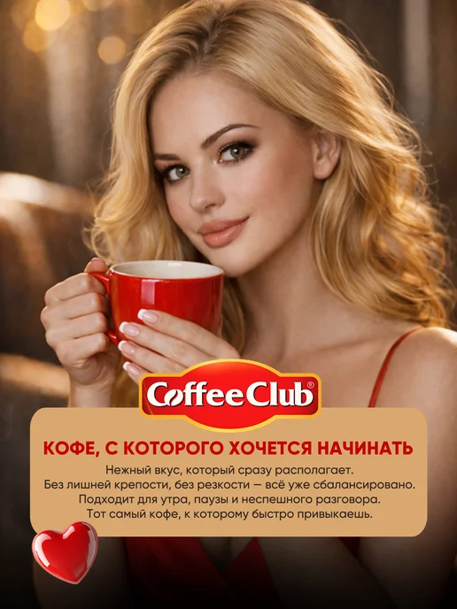Coffee Club Растворимый кофейный напиток 3 в 1 CoffeeClub original 100 ш…, 100 шт, фото 5