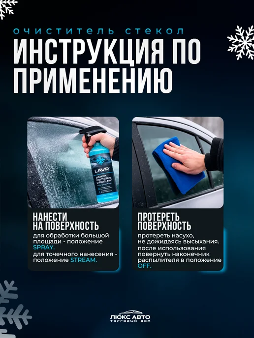 LAVR Размораживатель стекол и замков зимний для авто, 500 мл, 500 мл, фото 3