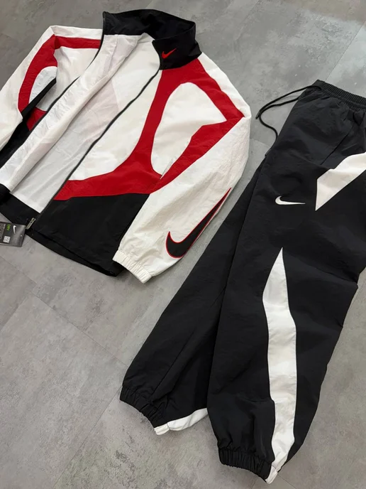 Nike Костюм спортивный, белый, фото 5