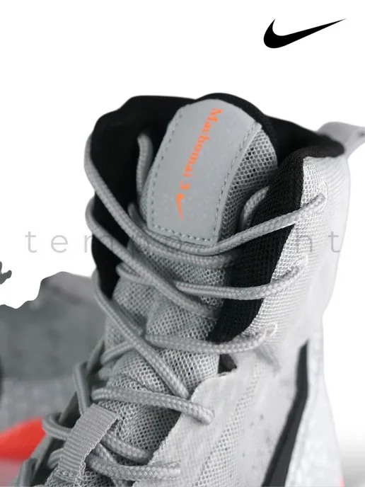 SPORT ALEM Боксерки для бокса Nike Machomai 3, серый, фото 5