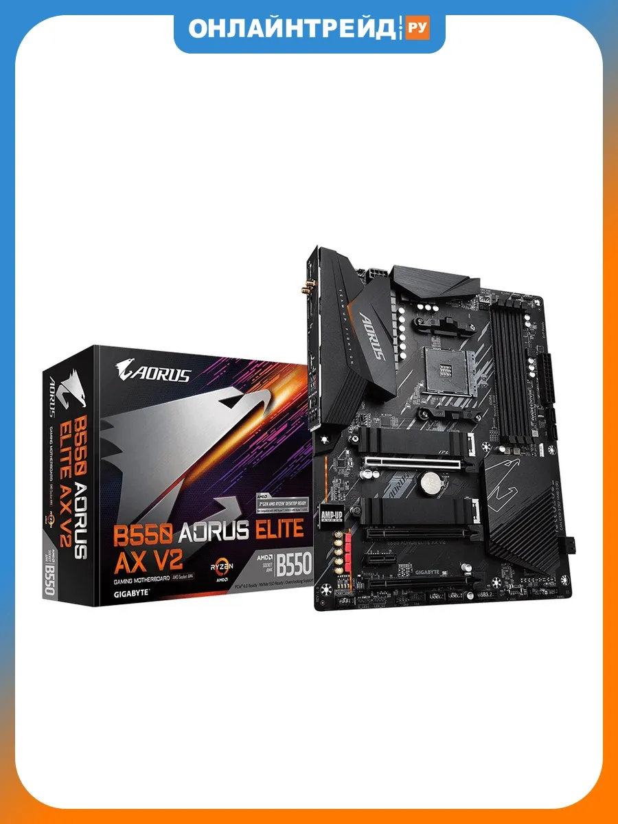 Gigabyte Материнская плата B550 AORUS ELITE AX V2 (AM4, ATX)
