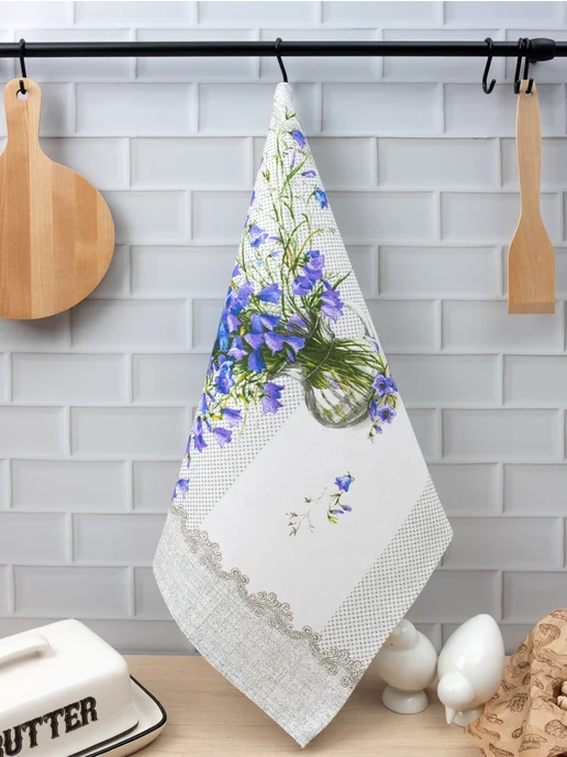 Wellness Набор полотенец 45х60 см 2 шт кухонные рогожка, 45x60 см, 2 шт, фото 8