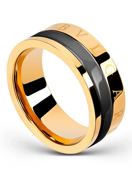 FLORENTICA Кольцо Bulgari, черный