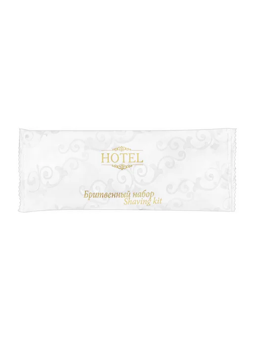 HOTEL Бритвенный набор 200 шт, (крем для бритья + станок) саше, 200 шт, фото 2